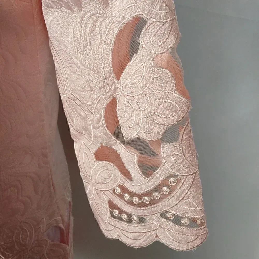 NWT Metisu Pink Lace Cutout Mini Dress - Picture 3 of 10